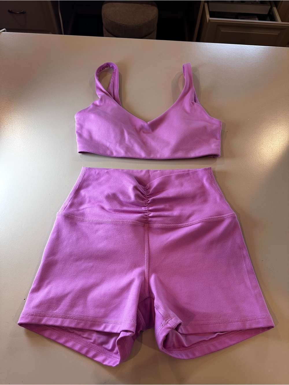 Gilly Hicks (Hollister) Active Recharge Matching Pink Workout Set Size Small
